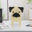 (Multicolor, Pug Planter) Fioriera a forma di cane, facile da assemblare, per uso esterno e interno. 5
