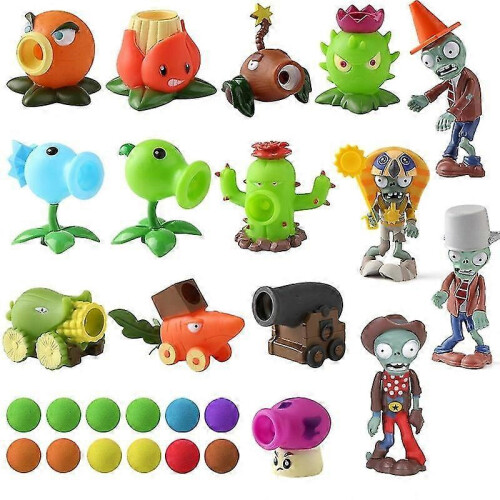 (686-4 A Set With Box) Set di 15 catapulte originali Plants vs Zombies 2 per bambini. 1