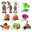 (686-1 E Set No Box) Set di 15 catapulte originali Plants vs Zombies 2 per bambini. 3