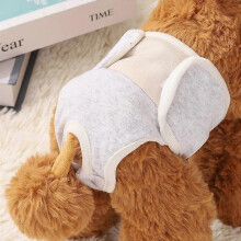 (Light Grey, Waistline 26-32cm) Windelshorts mit essentieller Hundephysiologie für kleine bis mittelgroße Hündinnen – Anti-Belästigungs-Slip