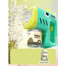 (11) Unicorn Electric Bubble Gun Automatic Soap Blower With Light Outdoor Party Kids Gift