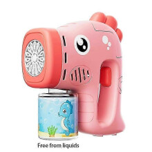 (18) Unicorn Electric Bubble Gun Automatic Soap Blower With Light Outdoor Party Kids Gift