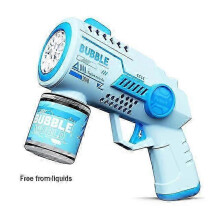(19) Unicorn Electric Bubble Gun Automatic Soap Blower With Light Outdoor Party Kids Gift