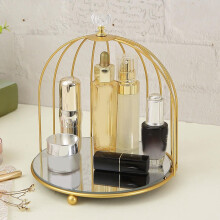 Wrought Iron Gold Dessert Stand Single Tier