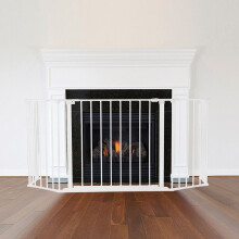(49D x 105W cm) Safetots Multi Panel Fire Surround White