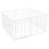Safetots (144cm x 144cm, White) Safetots Premium Multi Panel Play Den 1