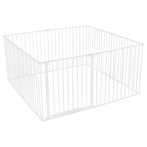 Safetots (144cm x 144cm, White) Safetots Premium Multi Panel Play Den