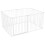 Safetots (105cm x 144cm, White) Safetots Premium Multi Panel Play Den 1