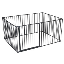 (105cm x 144cm, Black) Safetots Premium Multi Panel Play Den