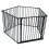 Safetots (5 x 72cm, Black) Safetots Premium Multi Panel Play Den 1