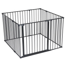 (105cm x 105cm, Black) Safetots Premium Multi Panel Play Den