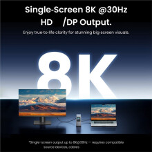 13-in-1 USB-C MST-Dockingstation 8K30Hz -Compatibel Smartscreen USB 3.2 10Gbps-Adapterhub voor Pc en Laptop