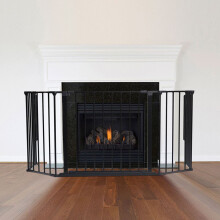 (49D x 105W cm) Safetots Multi Panel Fire Surround Black