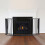 Safetots (49D x 105W cm) Safetots Multi Panel Fire Surround Black 1