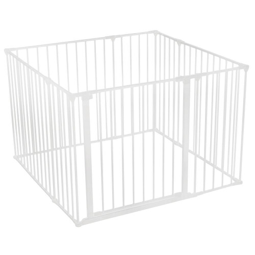 Safetots (105cm x 105cm, White) Safetots Premium Multi Panel Play Den
