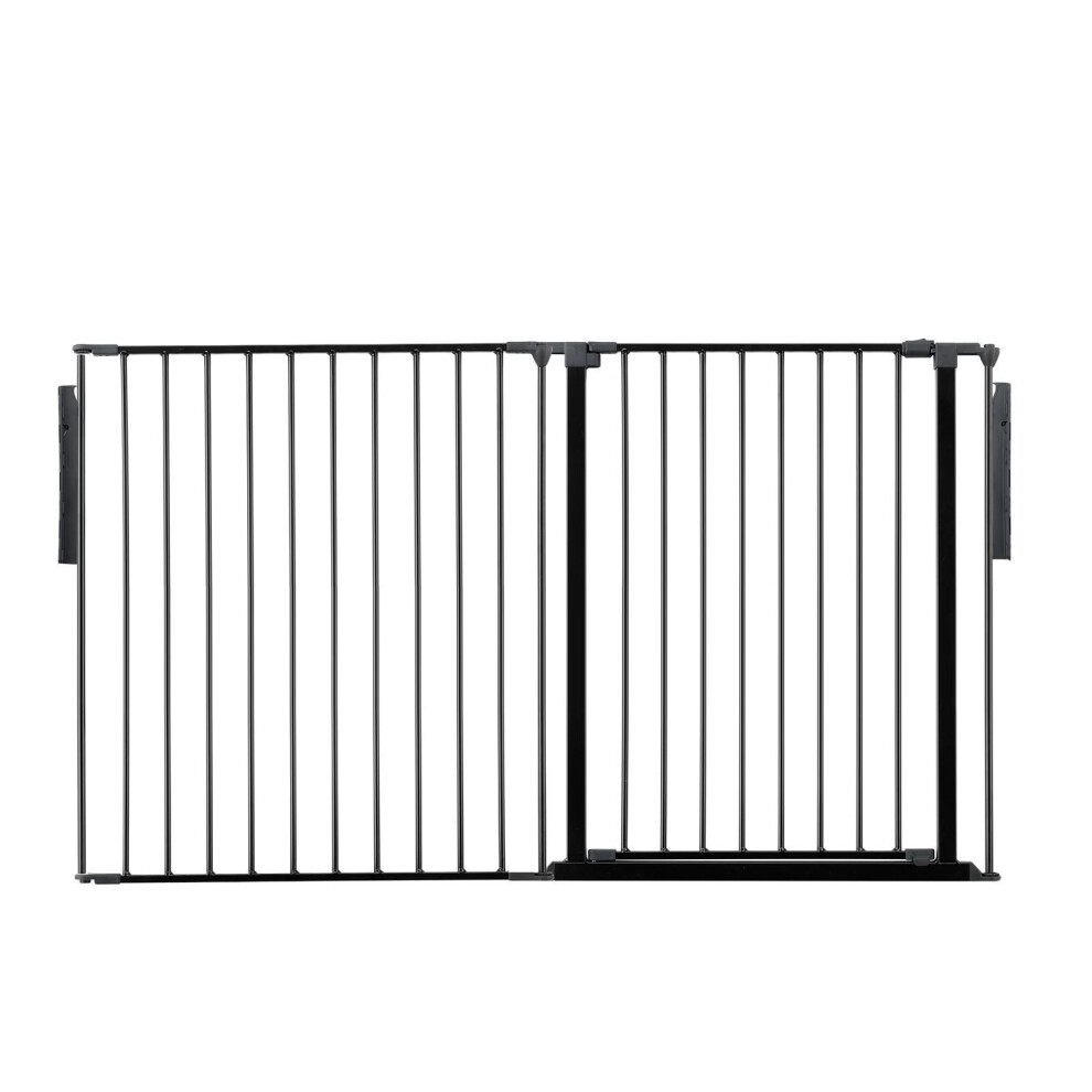 Safetots - Extra Tall Room Divider - Multi Panel Barrier - 105cm Tall - 154cm Wide - Black - Image 2