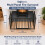 Safetots (46D x 138W cm) Safetots Multi Panel Fire Surround Black 3