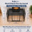 Safetots (66D x 138W cm) Safetots Multi Panel Fire Surround Black 3