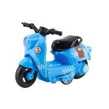 Pull Back Motorcycle Toy for Kids 3+, Friction-Powered with