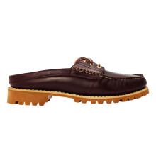 (7 UK, Burgundy) Timberland Mens Vibram Leather Moc Toe Mules