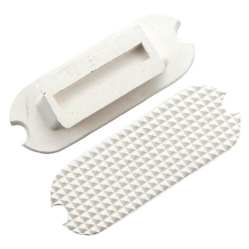 (4.25in, White) Lorina Fillis Stirrup Treads (Pair)