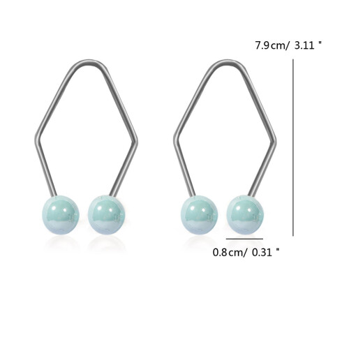 Lip Piercing Jewelry Pearls Face Exerciser 1pc 2