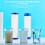 PP Cotton Purifier Filter Element Flat Mouth 2 Pcs 2