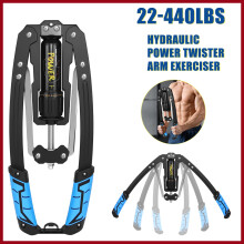 Arm Chest Shoulder Strength Trainer Hydraulic Power Twister Exerciser 22-440lbs