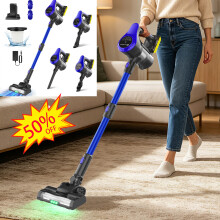 6000W Cordless Vacuum Cleaner Hoover Upright Lightweight Handheld Bagless 2026