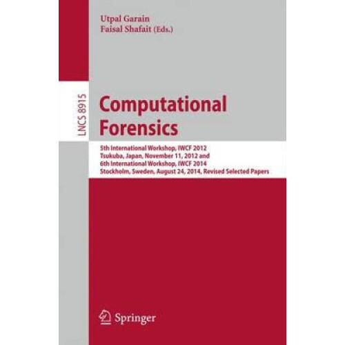 Computational Forensics 5th International Workshop IWCF 2012 Tsukuba J