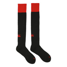 (XL, Flag Red/Black) Canterbury Mens Club Cap Football Socks