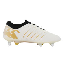 (6.5 UK, White) Canterbury Unisex Adult Phoenix 2.0 Elite Soft Ground Rugby Boots