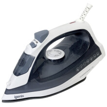 PowerSteam Steam Iron, 1600 W, 220 ml Water Tank, Blue/White, Igenix IG3116