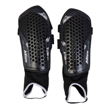 (XS, Black/White) Mitre Power Aircell Technology Shin Guards