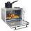 Igenix Tabletop Mini Oven & Grill with Double Hotplates Hobs, 30L, Igenix IG7130 1