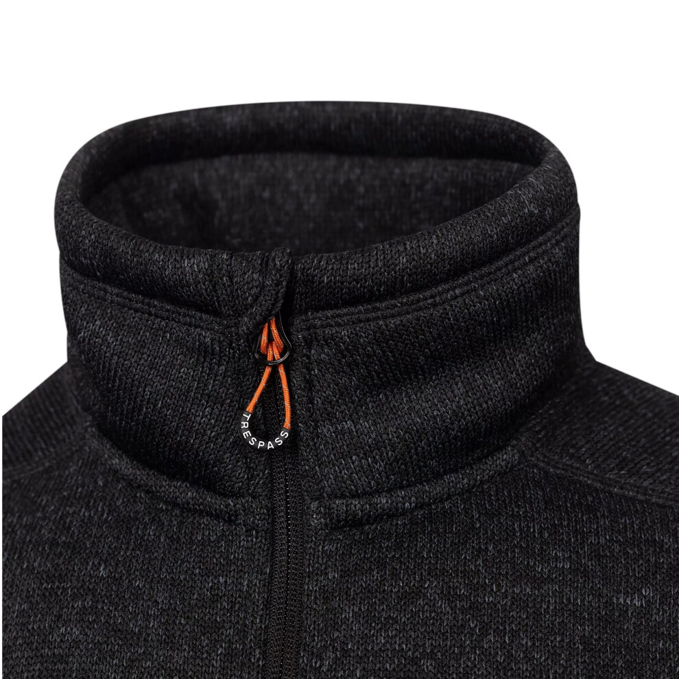 Trespass (S, Black Marl) Mens Bramall Fleece Jacket