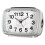 Acctim Acctim Titan Alarm Clock, 2 Dial, Silver White, 13882 1