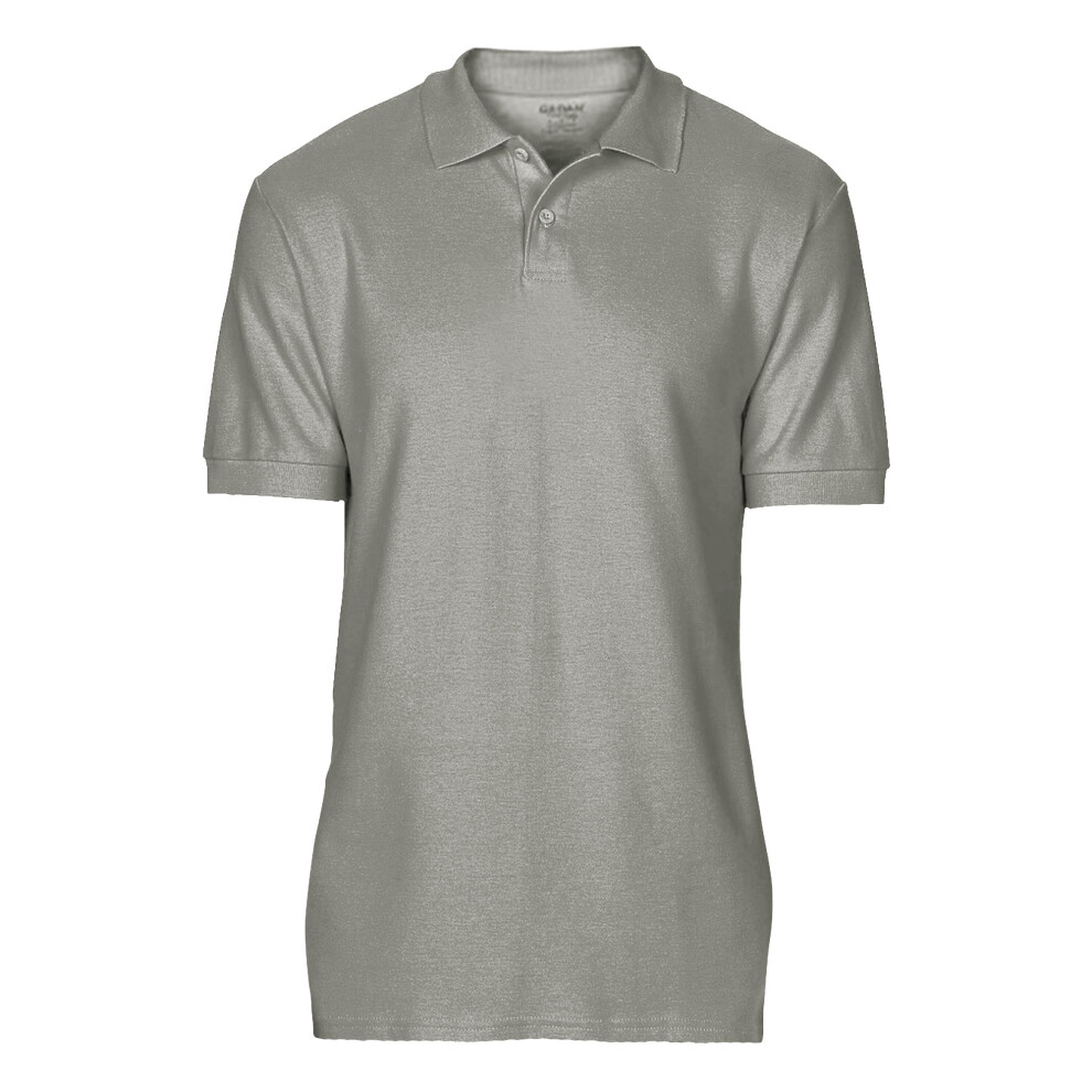 Gildan (3Xl, Sport Grey (Rs)) Softstyle Mens Short Sleeve Double Pique Polo Shirt