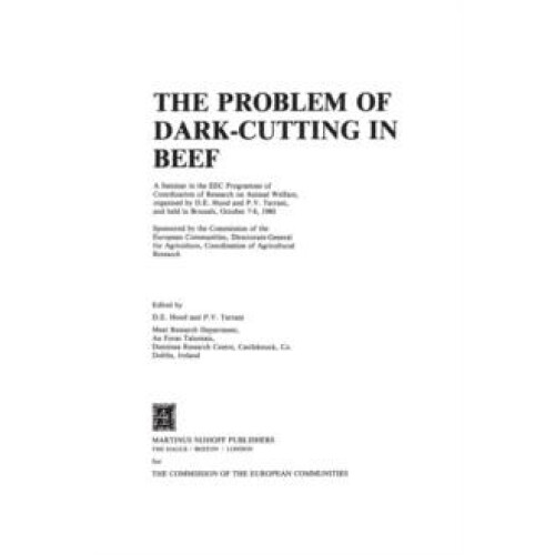 The Problem of DarkCutting in Beef Paperback Book