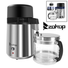 ZOKOP Water Distiller Purifier 304 Stainless Steel With Glass Jar 1L/H UK