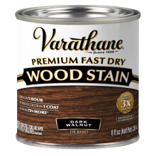 Varathane 262025 Premium Snabbtorkande Träbehandling, Halv Pint, Mörk Valnöt