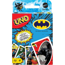 Mattel Games UNO Batman Kortspel för Barn, Vuxna & Familj med Samlardäck & Specialregel Inspirerad av Batman