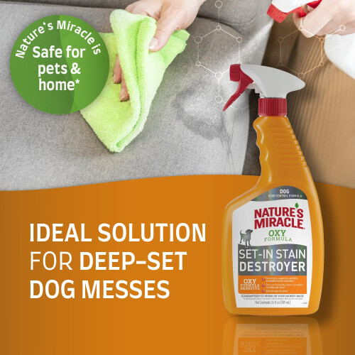 Nature's Miracle Oxy Distruttore di Macchie per Cani 1