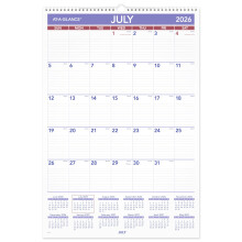 Calendario da Parete AT-A-GLANCE 2026-2027, Pianificatore Accademico 12 Mesi