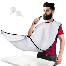 Bib para Afeitar Barba - La Forma Inteligente de Afeitar - Delantal para Recortes de Barba - Regalo Perfecto para Hombres