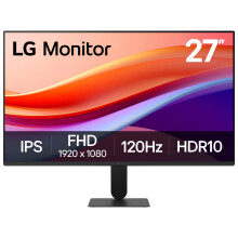 LG 27U411A-B Moniteur PC 27 pouces Full HD (1920 x 1080), 120Hz, HDR10, Mode Lecture, HDMI, Noir