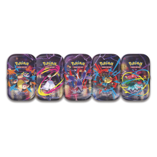 Pokemon TCG: Mini Tin Mega Évolutions Héros (Art Aléatoire) - 2 Paquets 1