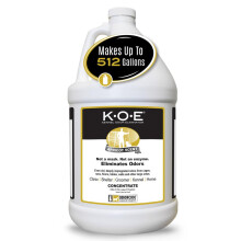 Thornell Eliminador de Olores 128oz Concentrado - K.O.E. Eliminador de Olores de Albaricoque - Para Mascotas y Hogar
