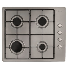 CDA 58cm 4 Burner Gas Hob - Stainless Steel HG6151SS