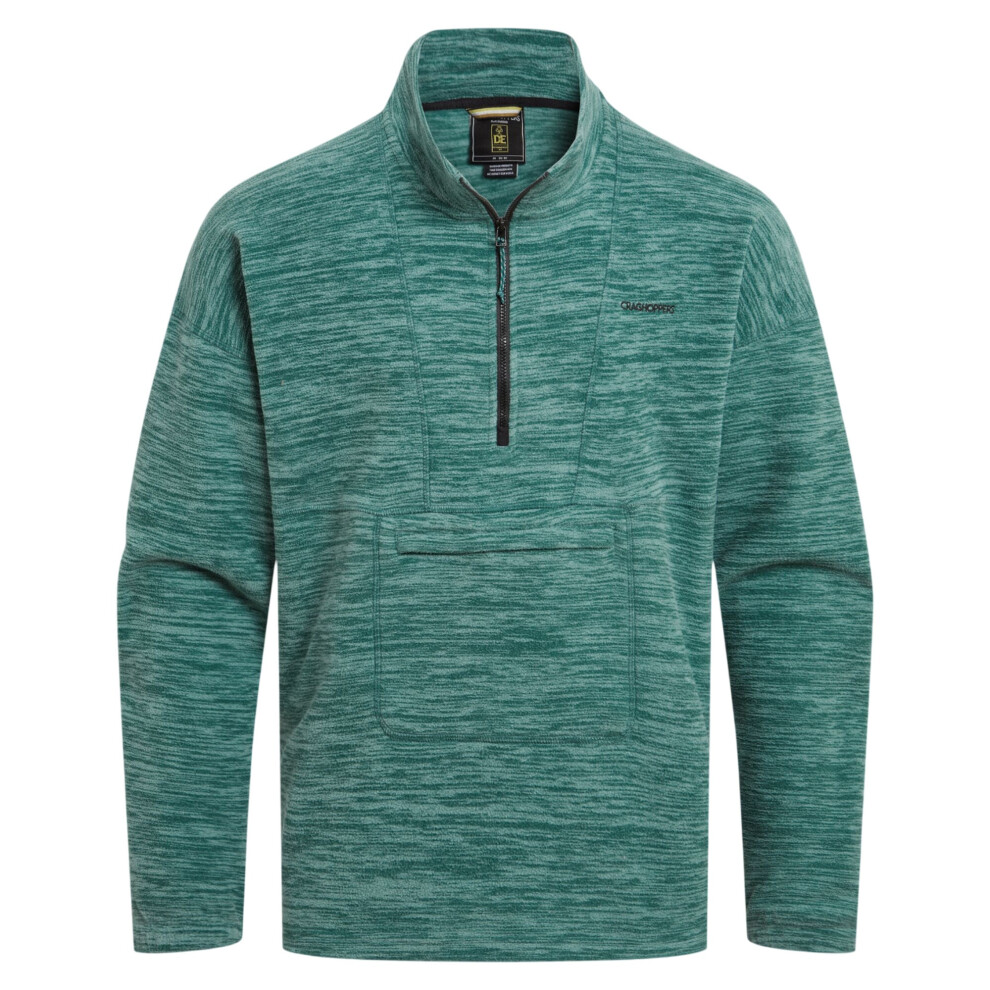 Craghoppers (M, Mosaic Green) Mens Esk Ii Half Zip Fleece Top